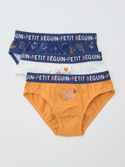 Set van 3 slips 'Petit Béguin' - Kiabi