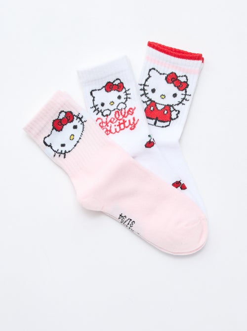 Set van 3 sokken 'Hello Kitty' - Kiabi