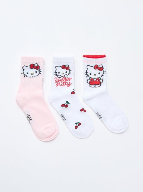 Set van 3 sokken 'Hello Kitty' - Kiabi