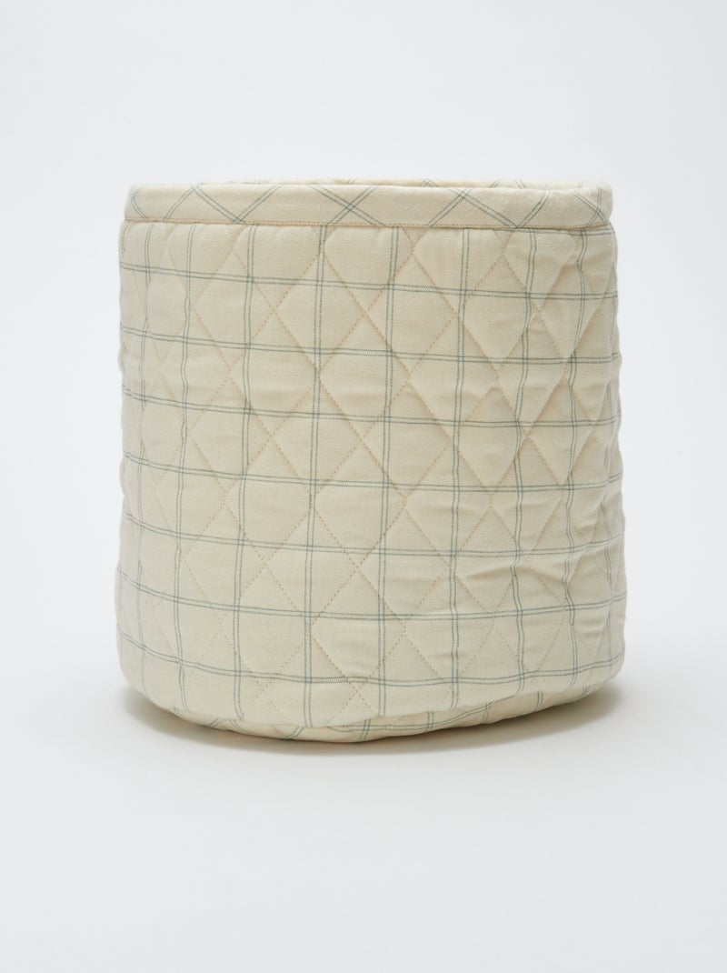 Set van 3 stoffen manden - Kiabi Home WIT - Kiabi