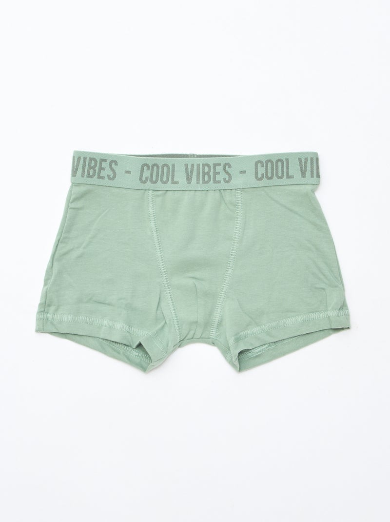 Set van 3 stretch boxers Grijs - Kiabi