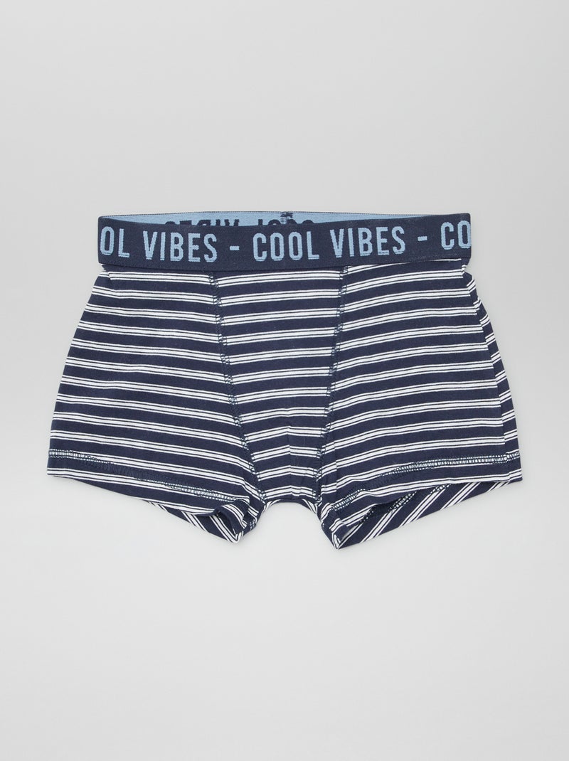 Set van 3 stretch boxers WIT - Kiabi
