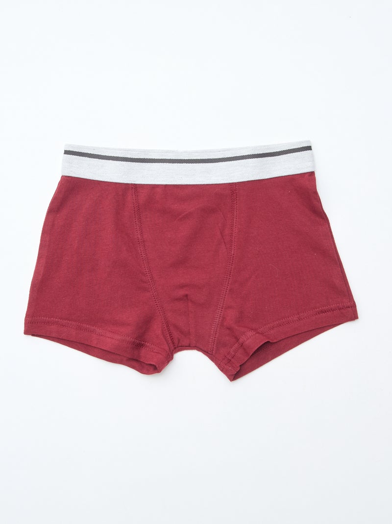 Set van 3 stretch boxershorts Blauw - Kiabi