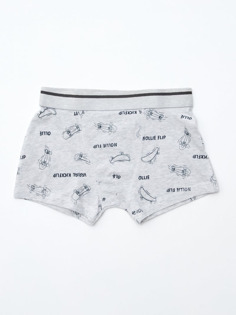 Set van 3 stretch boxershorts Blauw - Kiabi