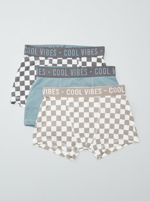 Set van 3 stretch boxershorts - Kiabi