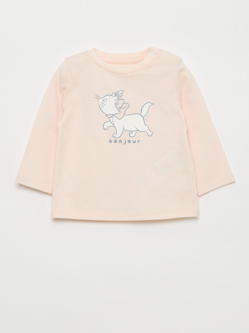 Set van 3 T-shirts 'Disney' Rose - Kiabi