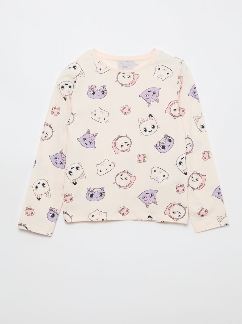 Set van 3 T-shirts 'Gabby en het magische huis' Paars - Kiabi