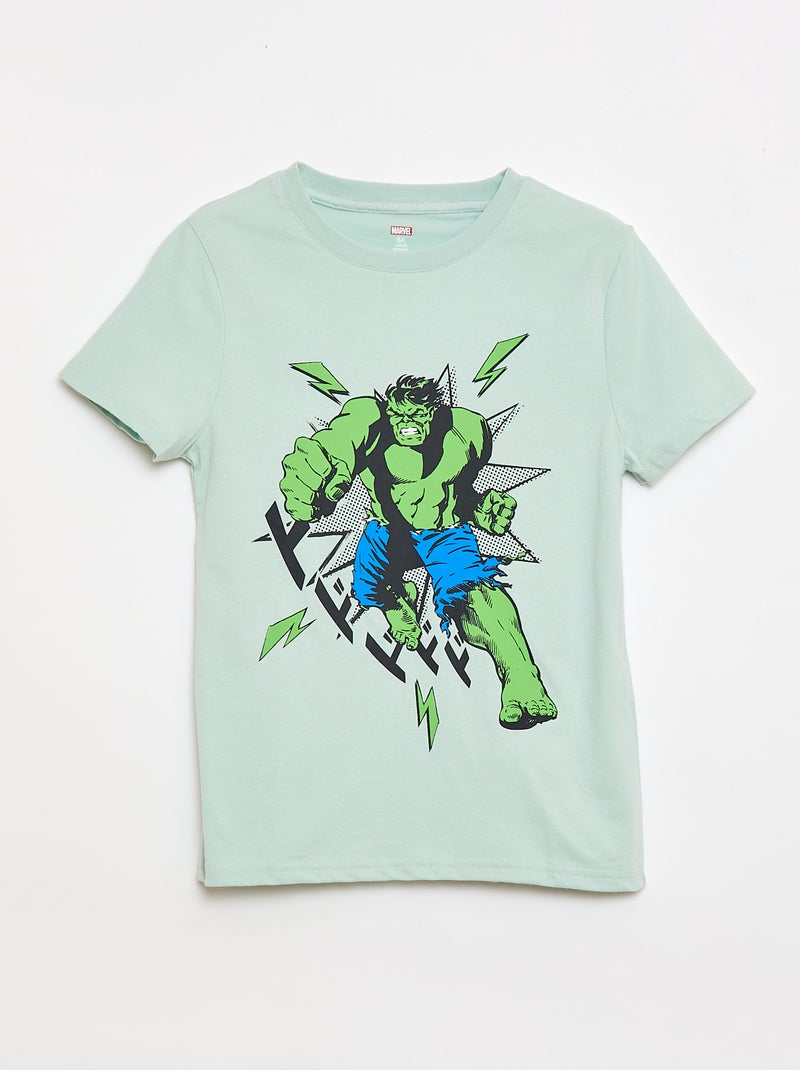 Set van 3 T-shirts 'Marvel' met korte mouwen Blauw - Kiabi