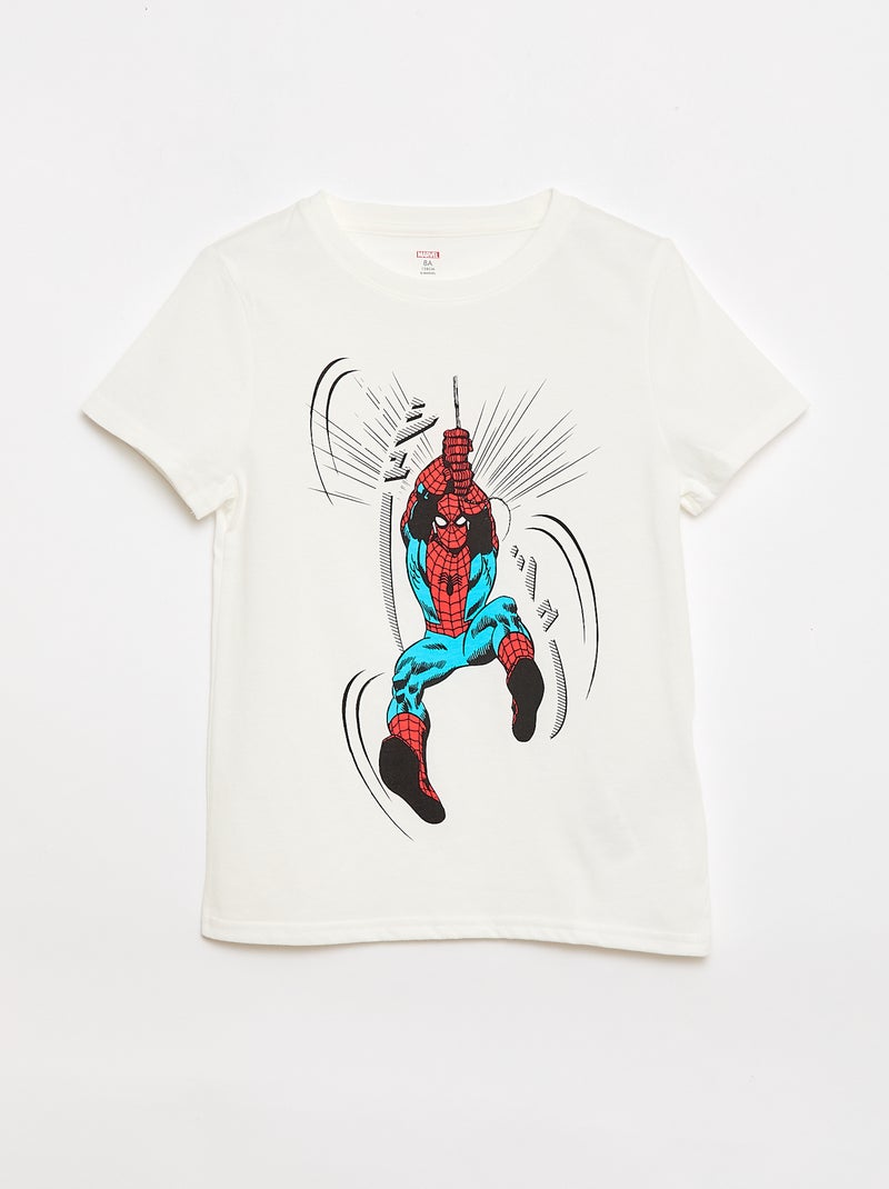 Set van 3 T-shirts 'Marvel' met korte mouwen Blauw - Kiabi