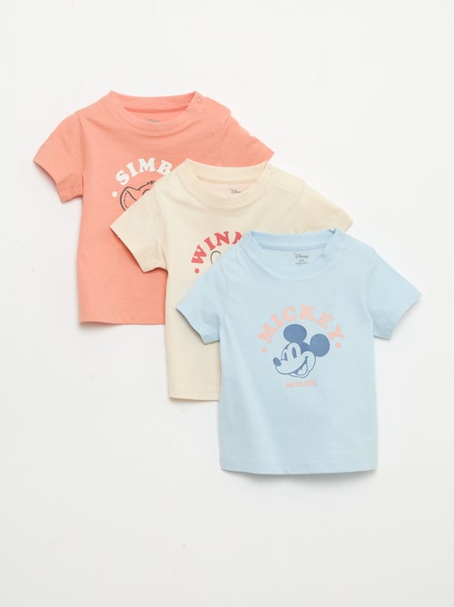Set van 3 T-shirts met 'Disney'-print - Kiabi
