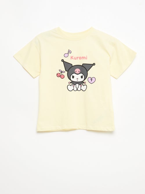 Set van 3 T-shirts met korte mouwen 'Kuromi' van katoen - Kiabi