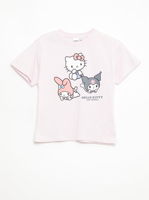 Set van 3 T-shirts met korte mouwen 'Kuromi' van katoen - Kiabi