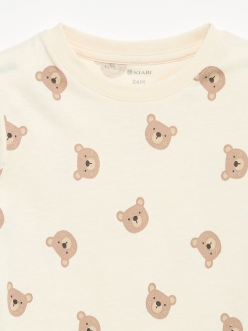 Set van 3 T-shirts met lange mouwen - Kiabi