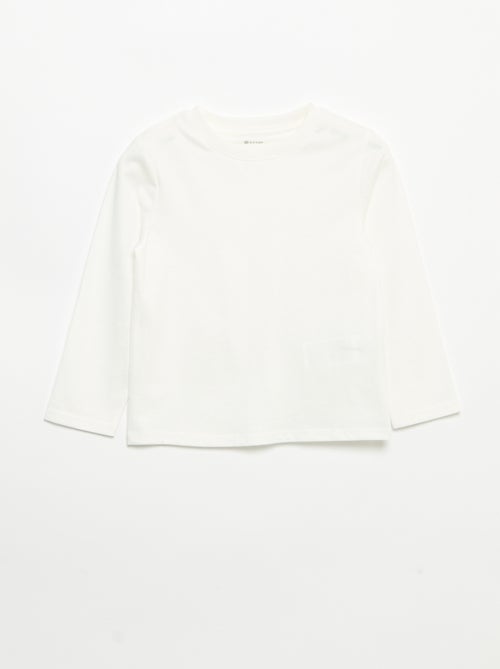 Set van 3 T-shirts met lange mouwen - Kiabi Set van 3 T-shirts met lange mouwen - Kiabi