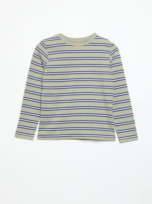 Set van 3 T-shirts met lange mouwen - Kiabi