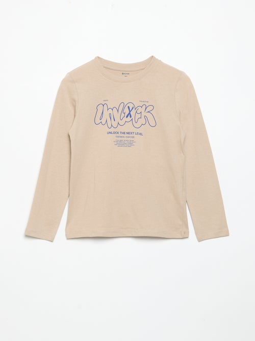 Set van 3 T-shirts met lange mouwen - Kiabi