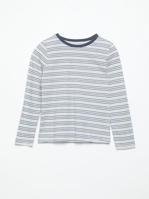 Set van 3 T-shirts met lange mouwen - Kiabi
