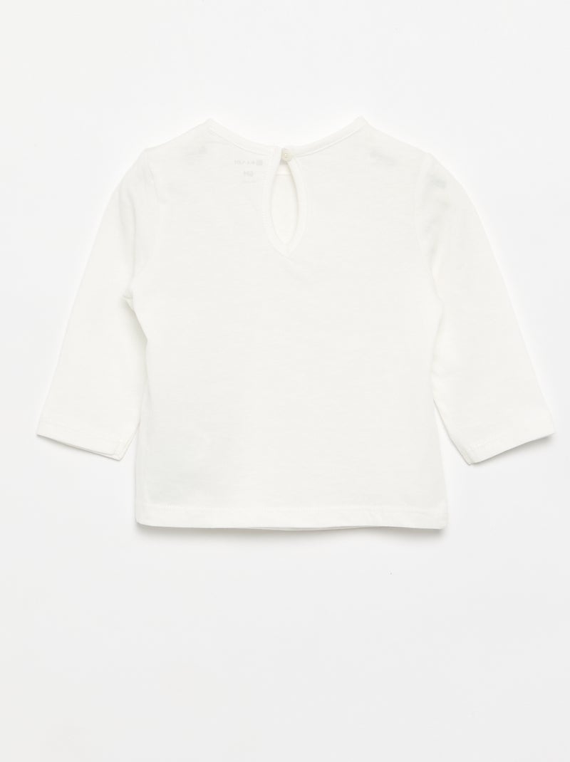 Set van 3 T-shirts met lange mouwen Rose - Kiabi