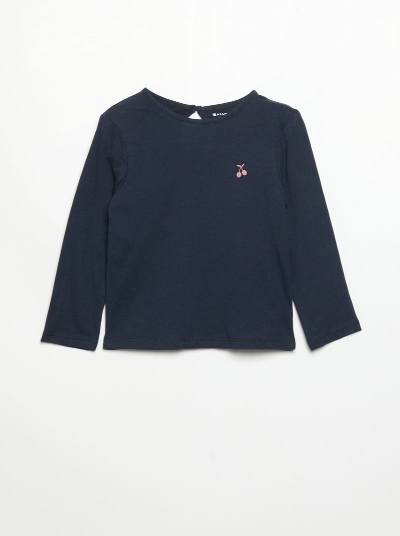 Set van 3 T-shirts met lange mouwen Rose - Kiabi