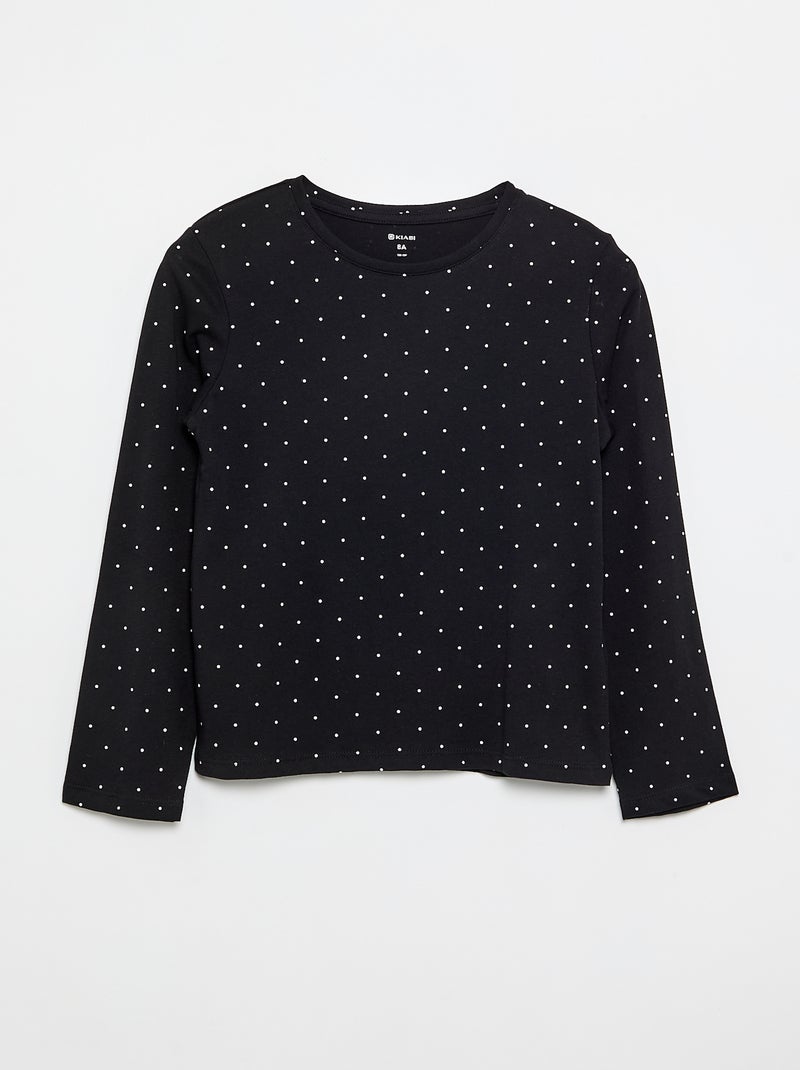 Set van 3 T-shirts met lange mouwen Wit - Kiabi