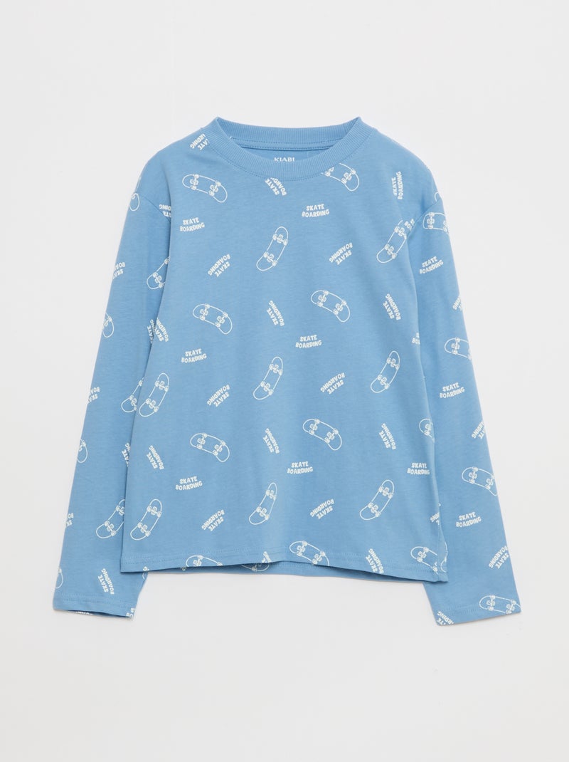 Set van 3 T-shirts met print Grijs - Kiabi