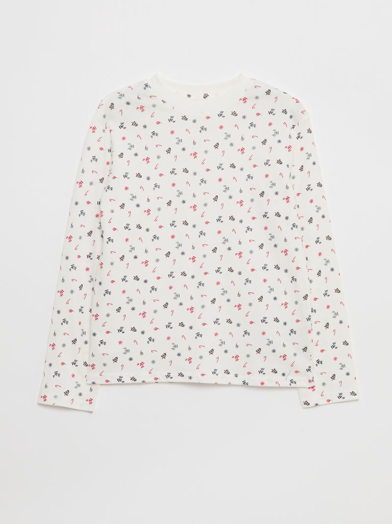 Set van 3 T-shirts met print Grijs - Kiabi