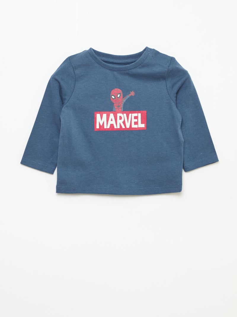 Set van 3 T-shirts 'Spiderman' Blauw - Kiabi