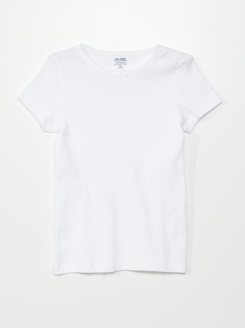 Set van 3 T-shirts WIT - Kiabi