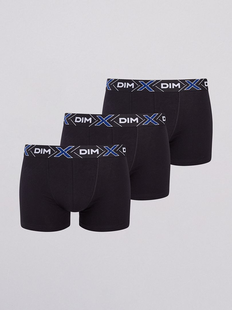 Set van 3 temperatuurcontrolerende boxershorts X 'DIM' ZWART - Kiabi