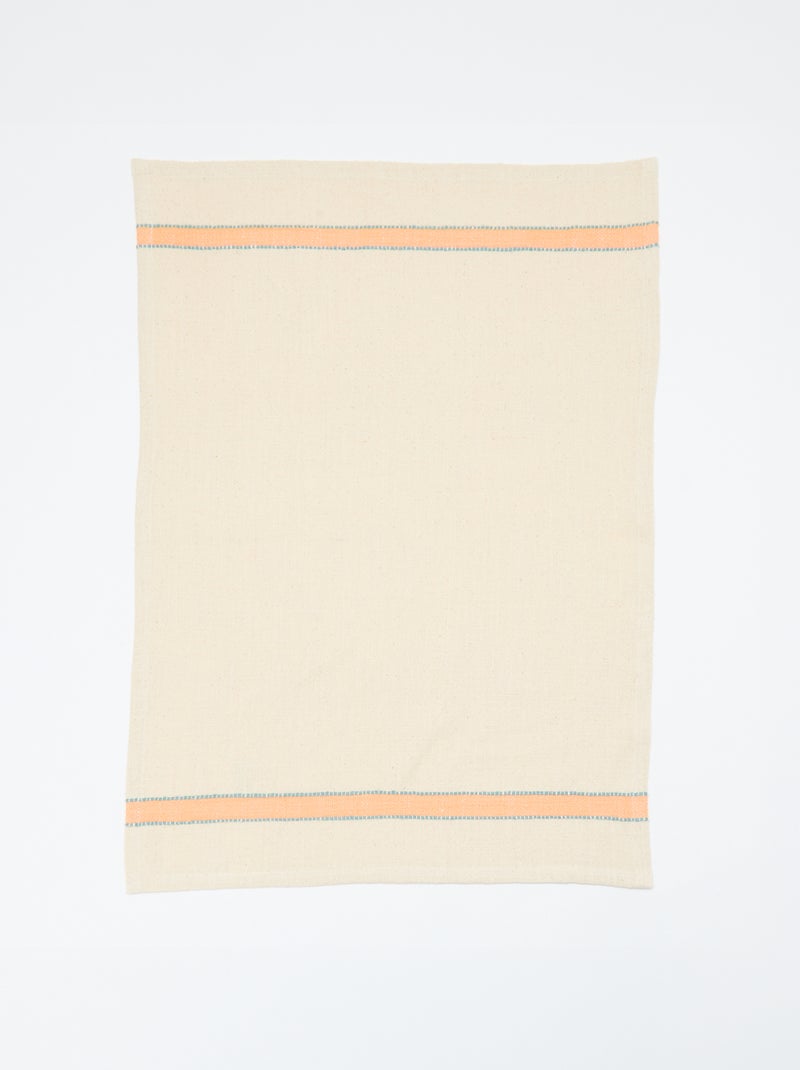 Set van 3 theedoeken 50 x 70 cm - Kiabi Home Blauw - Kiabi