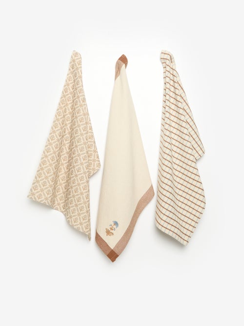 Set van 3 theedoeken - Kiabi Set van 3 theedoeken - Kiabi