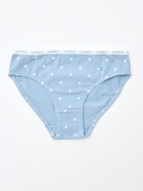 Set van 4 bedrukte slips - Kiabi