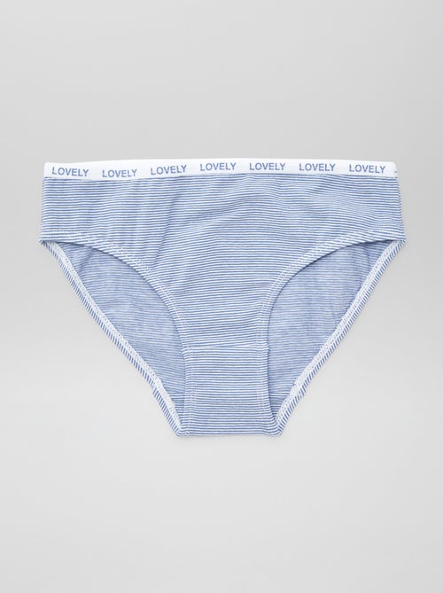 Set van 4 bedrukte slips - Kiabi