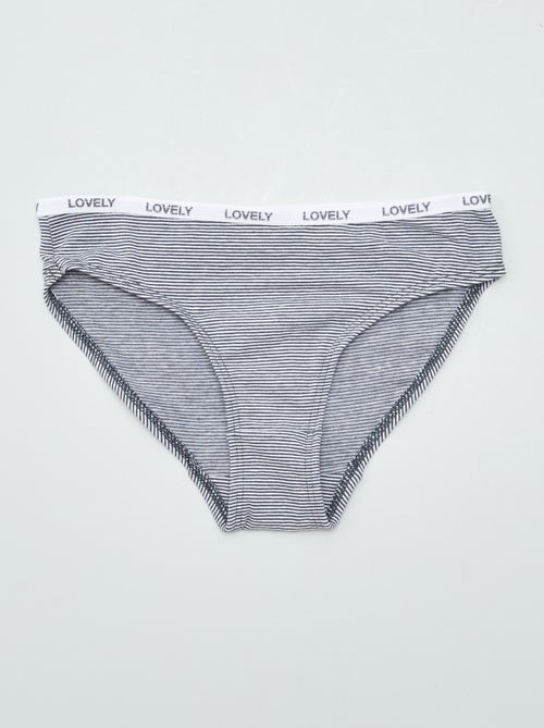 Set van 4 bedrukte slips - Kiabi