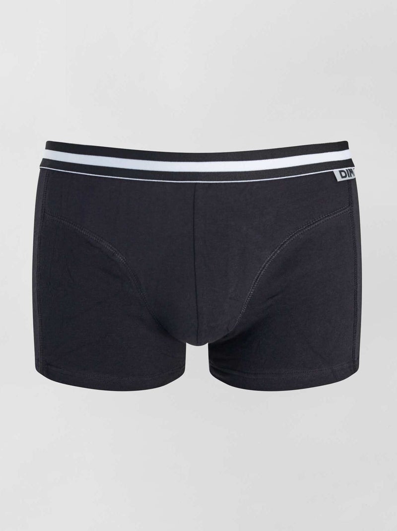 Set van 4 boxershorts 'Ecodim' 'DIM' zwart  - Kiabi
