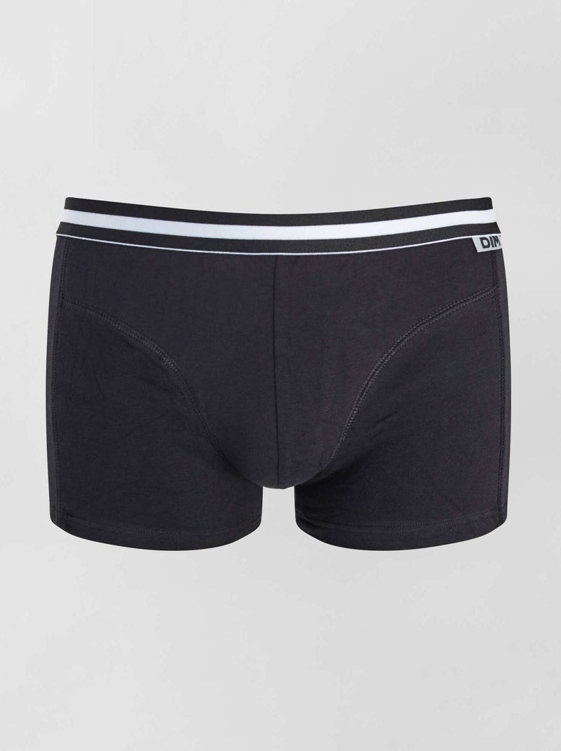 Set van 4 boxershorts 'Ecodim' 'DIM' zwart  - Kiabi