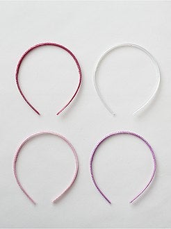 Set van 4 diademen met pailletten - Kiabi