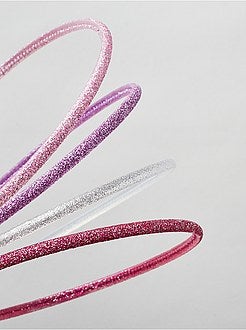 Set van 4 diademen met pailletten - Kiabi