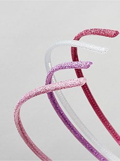 Set van 4 diademen met pailletten - Kiabi