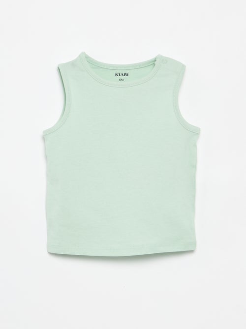 Set van 4 effen hemdjes - Kiabi