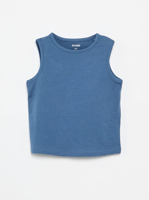 Set van 4 effen hemdjes - Kiabi