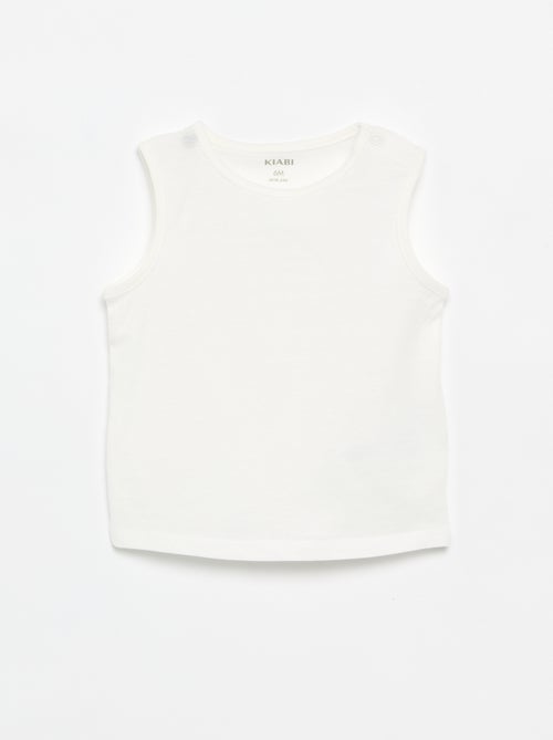 Set van 4 effen hemdjes - Kiabi