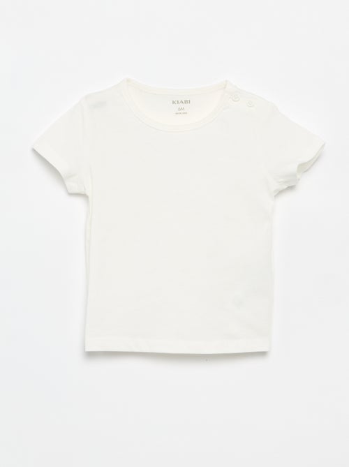 Set van 4 effen T-shirts - Kiabi