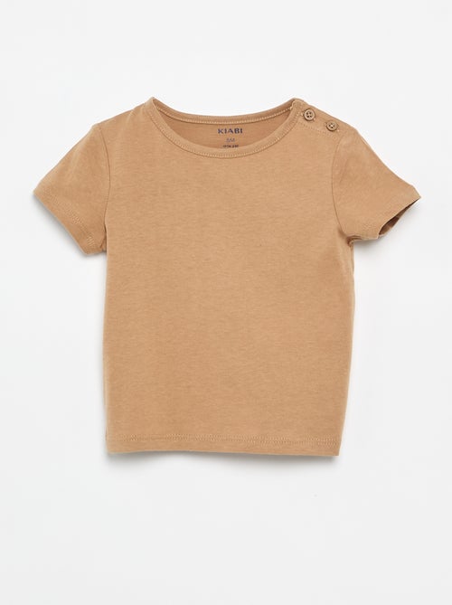 Set van 4 effen T-shirts - Kiabi