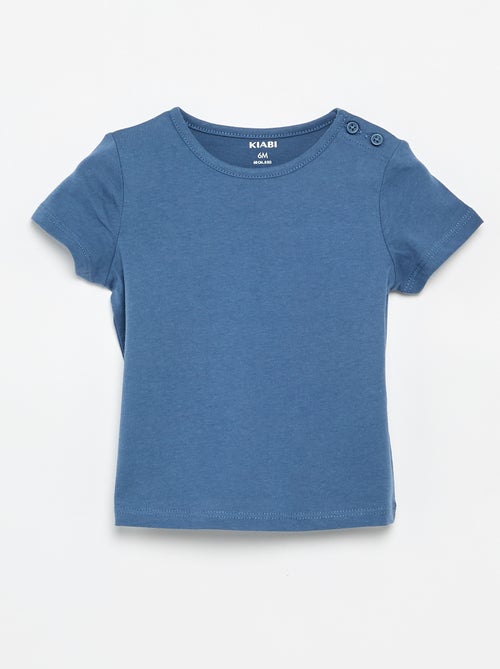 Set van 4 effen T-shirts - Kiabi