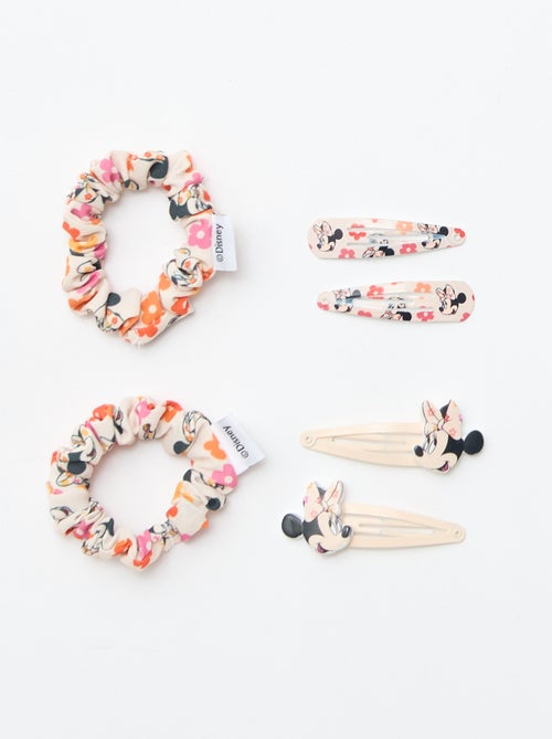 Set van 4 haarspelden + 2 elastiekjes 'Stitch' - Kiabi