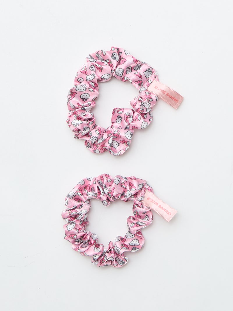 Set van 4 haarspeldjes + 1 haarelastiek 'Hello Kitty' Rose - Kiabi