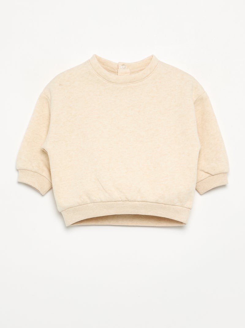 Set van 4 oversized sweats Biege - Kiabi