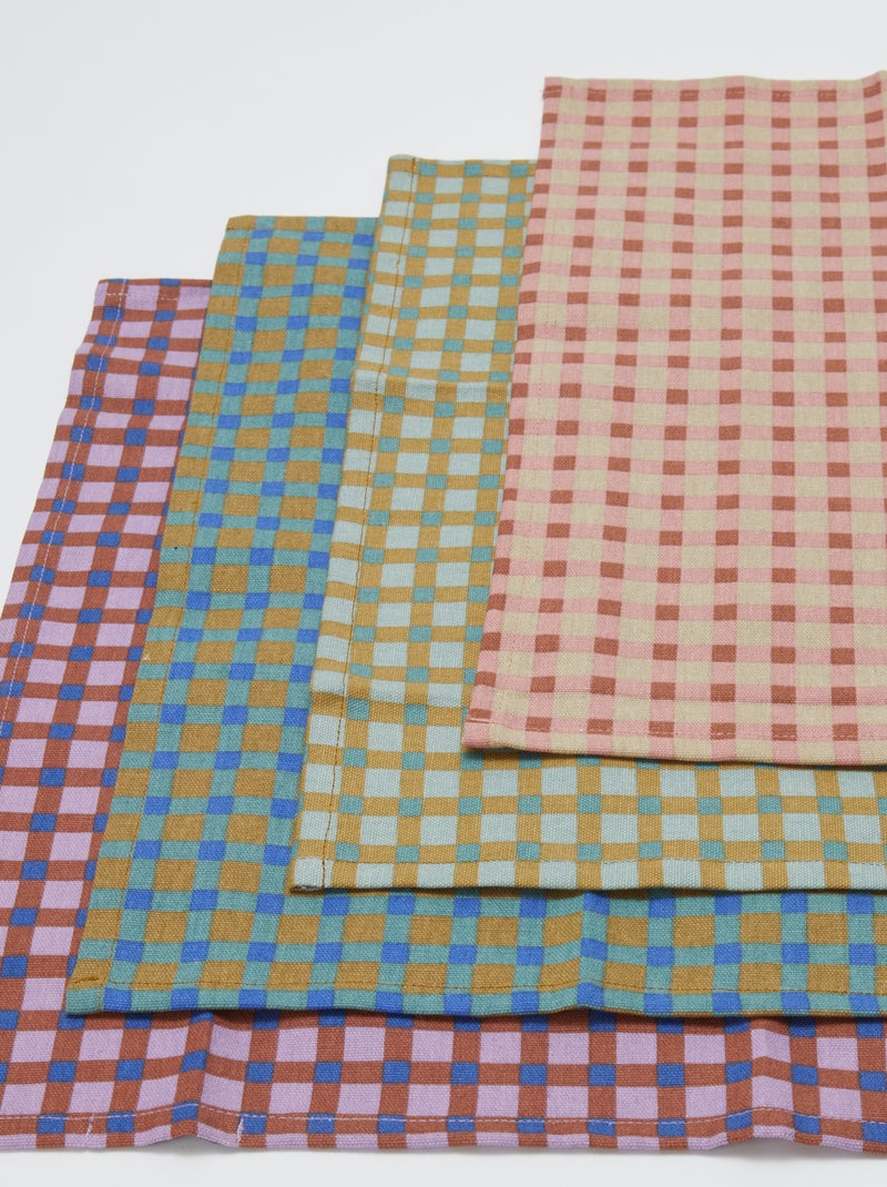 Set van 4 servetten - Kiabi Home BIEGE - Kiabi