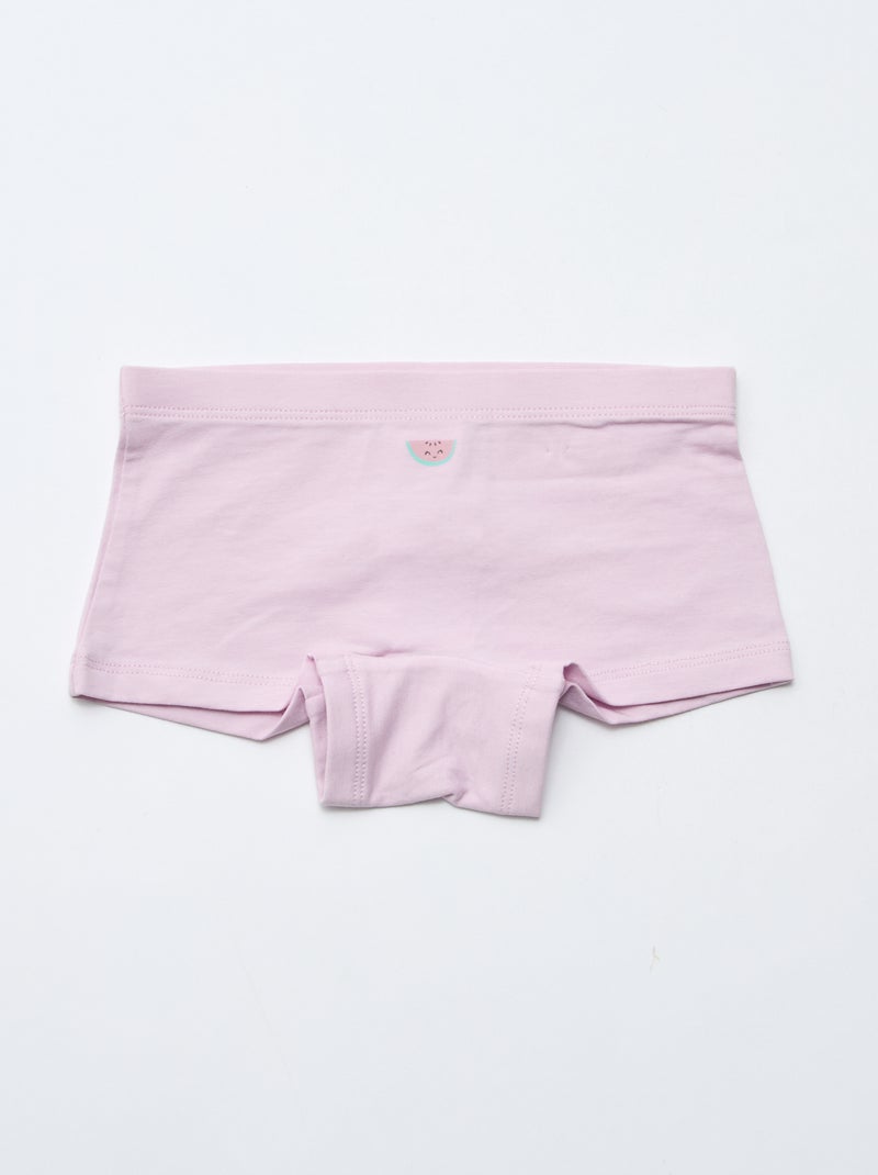 Set van 4 shortjes met print Geel - Kiabi